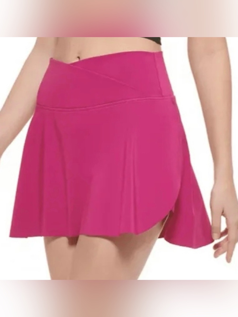 Calvin Klein Fuchsia Athletic Tennis Skirt with Built-In Shorts NWOT